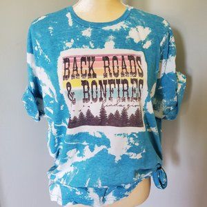 Back Road and Bonfires size xl